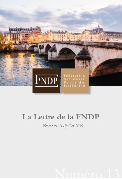 La lettre de la FNDP n°13