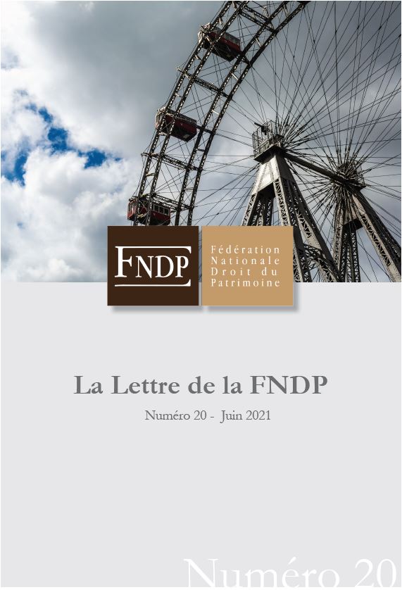 La lettre n°20 de la FNDP