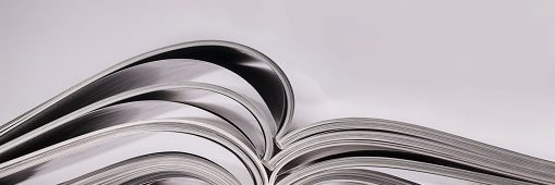 La revue juridique Paper stacked stack reading print review press